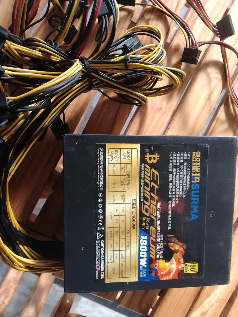 Mining power Supply 1800Watts 1