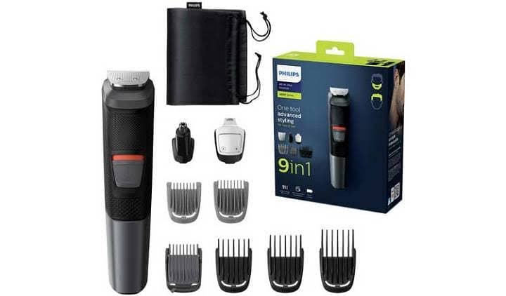 MG5720/15 Multigroom series 5000 9-in-1, Face and Hair Waterproof 5