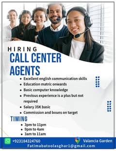 call center job for boys and girls