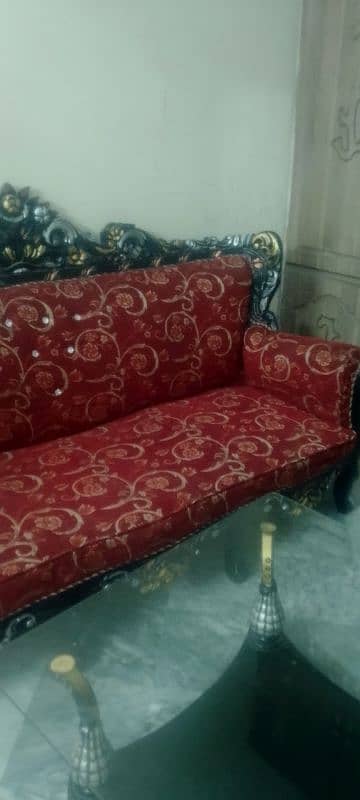 Chinioti Sofa Set with same Diwan n Tables 9