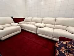 6 Seater Comfortable Recliner Sofa Set | Imported | New Condition