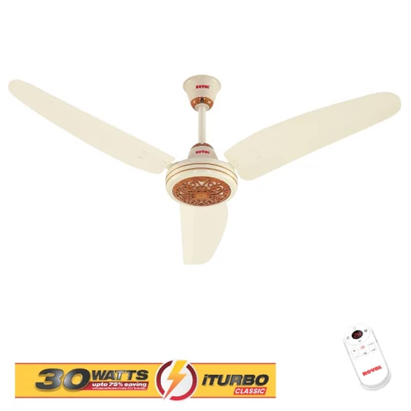 Royal Fans - Regency Model - iTurbo Classic 30 Watts Fan & AC DC Fan 2