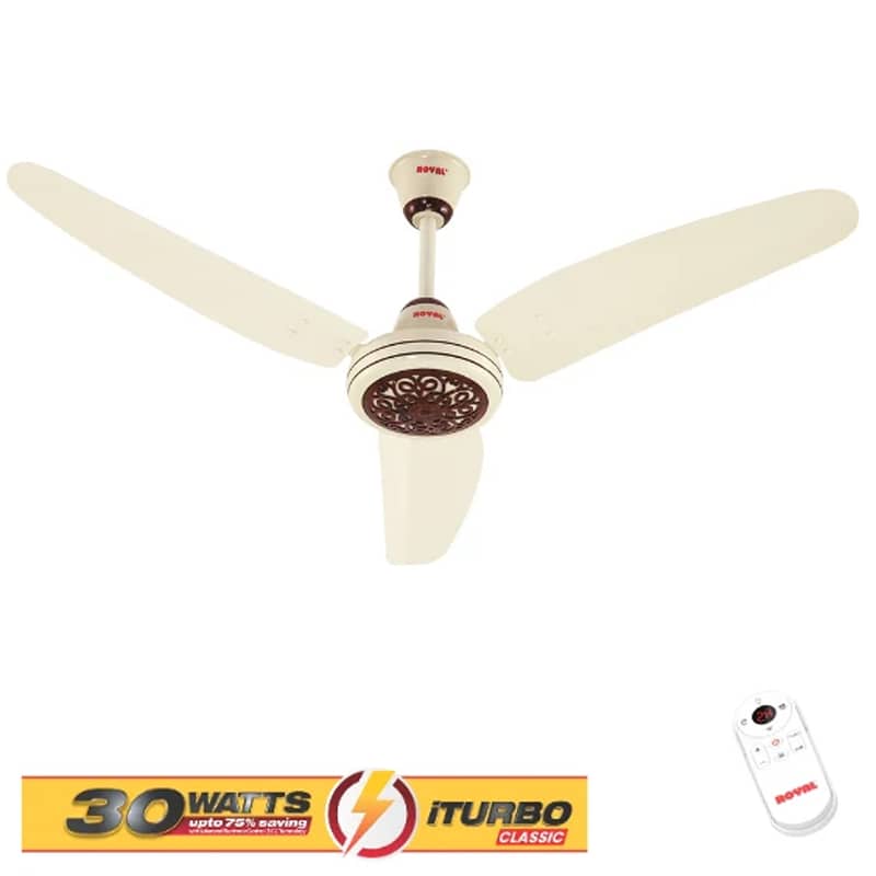 Royal Fans - Regency Model - iTurbo Classic 30 Watts Fan & AC DC Fan 3