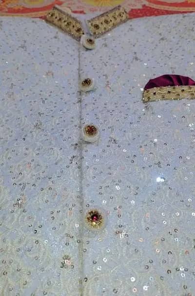 off-white sherwani for sale