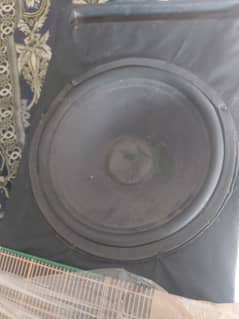 12inch woofer he with box good condition good sound