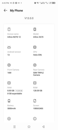 Infinix not 12 pro