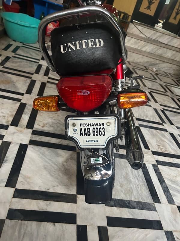 hi i am selling my bike united 70 2022 model 2