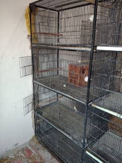 1.5×3.0 with 4 steps. 1.5×1.5×1.5×1.5 Good condition Ali-folding cage