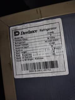 Dawlance 9144D Refrigerator in Good Condition - Urgent Sale