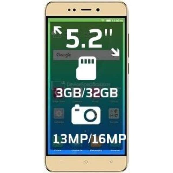 Qmobile X1s 3GB/32GB 4000mah battery 2