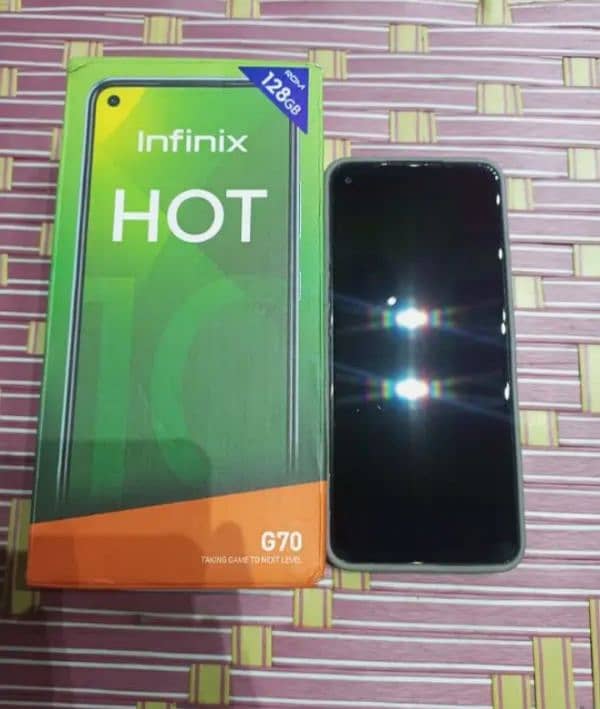 Infinix mobile with BOX 128 gb Exchange 1