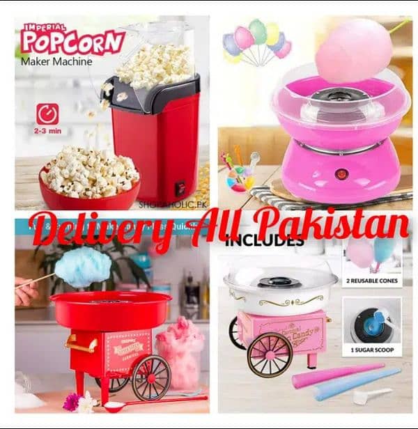 Cotton candy Machine pop corn machine gift item 0