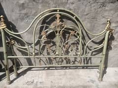 Solid Iron Double Bed