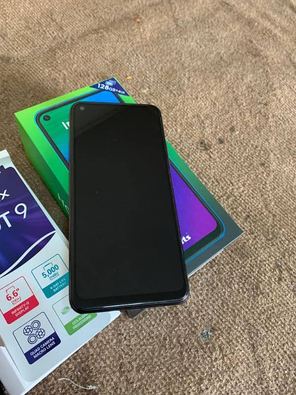 Infinix hot 9  128 GB no open no repair with box call me 03185146868 6