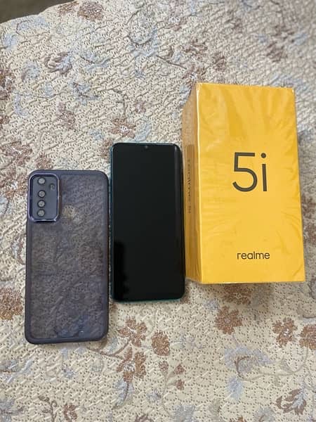 Realme 5i with Orignal Charger, Box and Cover 1