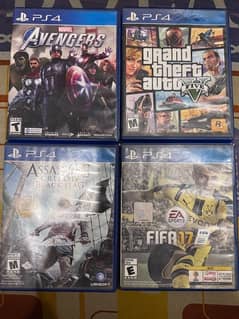 PS 4 PlAYSTATION GAMES | GTA , avengers , fifa , assasin creed