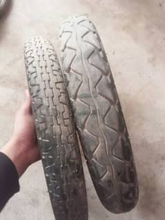 Daluxe  front and rear tyres and tubes in best condition