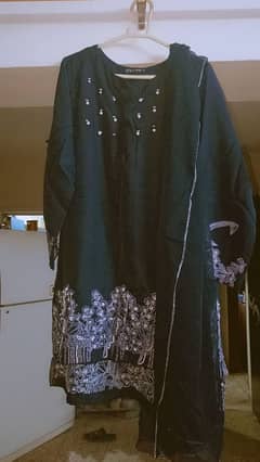 Kurti with shifon duppta