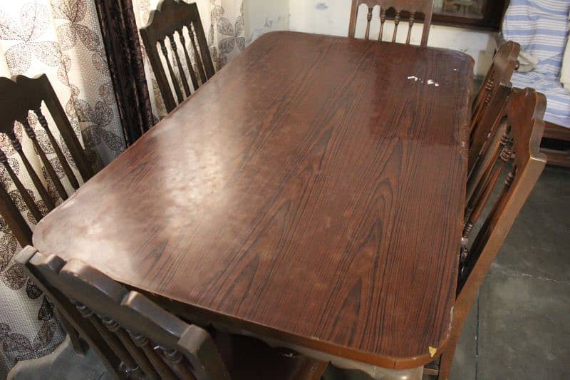 Pure Wood 6 Sitter Dining Table 1