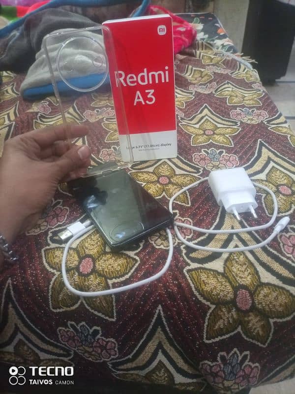 redmi a3x 4GB ram 64 GB memory 10 by 10 condition 1 3