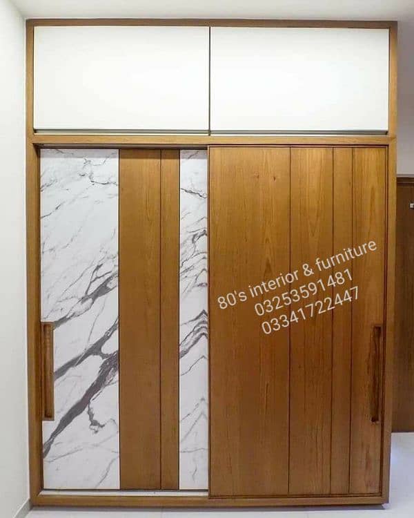 almari, upper cabinet style wardrobe, sliding cupboard kitchen cabinet 15