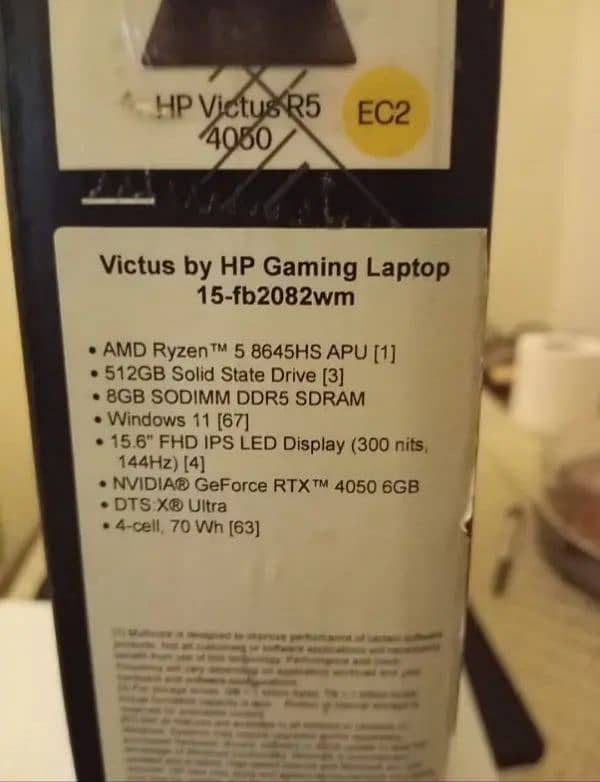 hp victus 15 laptop 6 gb graphic card for sale 3