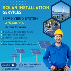 Solar Installation Services 1kw to 100kw