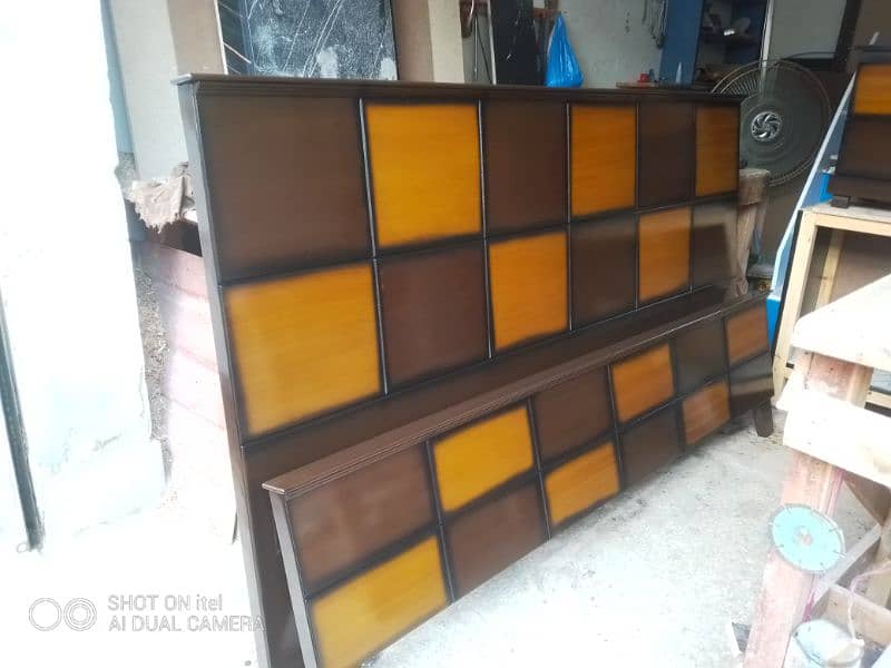 king size double bed kikar wooden MDF 13