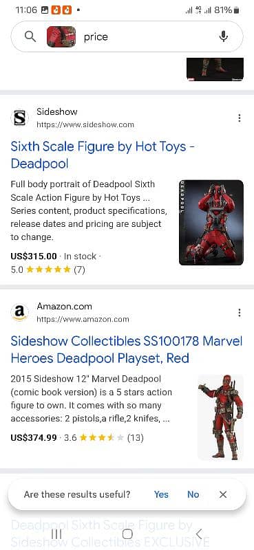 dead pool heavy pvc action figure. 5