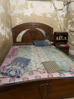 solid wooden bed for sale