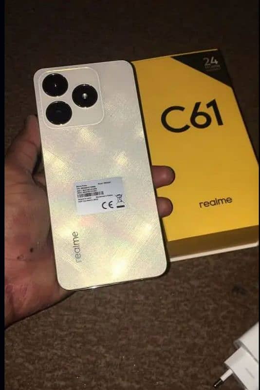 Realme C61 6+6 128gb full box 10/10 4