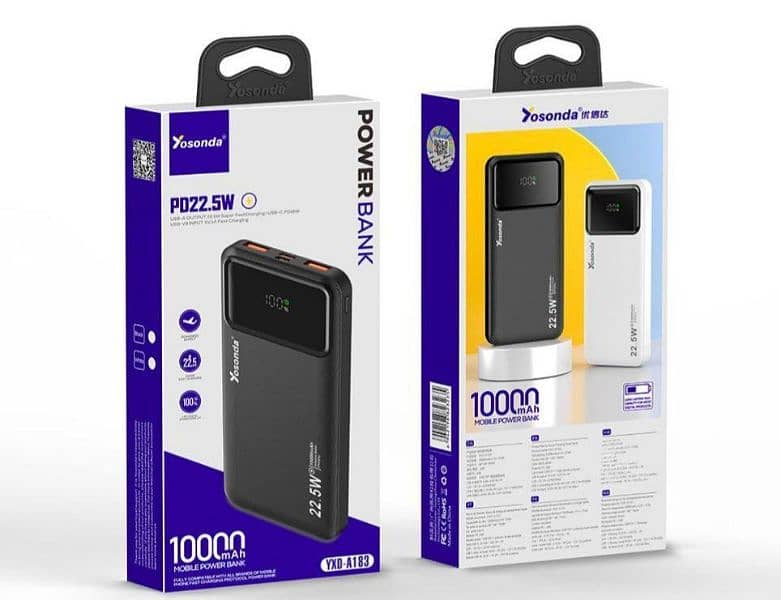 PD20W & 22.5W Fast Charging power Bank 10000mAh 1 pcs 1