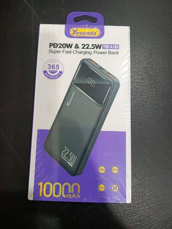 PD20W & 22.5W Fast Charging power Bank 10000mAh 1 pcs 2