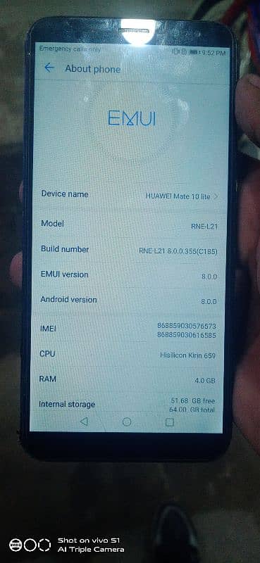 Huawei mate 10 Lite all ok 4.64 h 03039180869 1