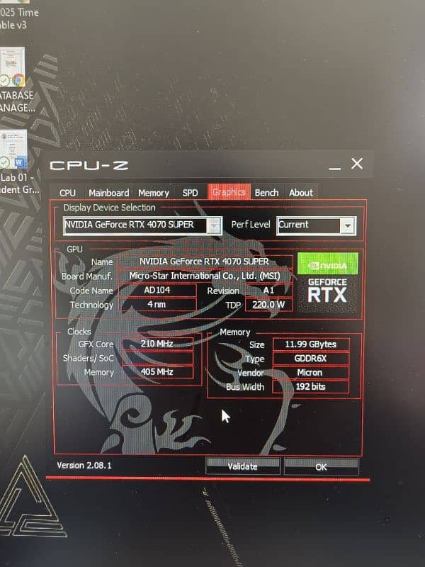 Msi Rtx 4070 super ventus 3x OC for sale with box 15