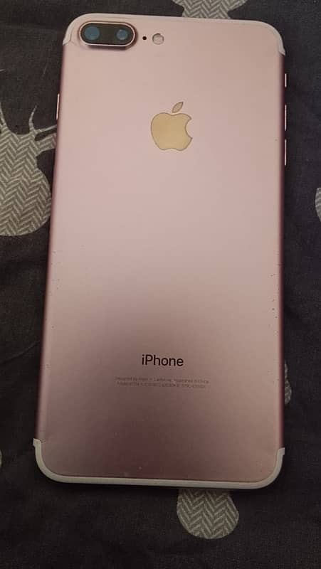 iphone 7 plus PTA Approved 128GB rose pink  colour 0