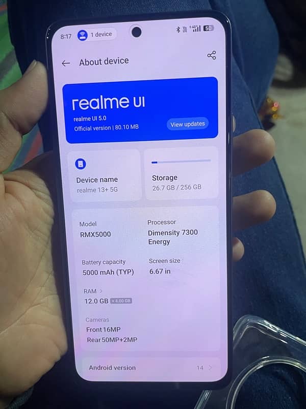 realme 13 plus 26GB RAM 256GB ROM 0