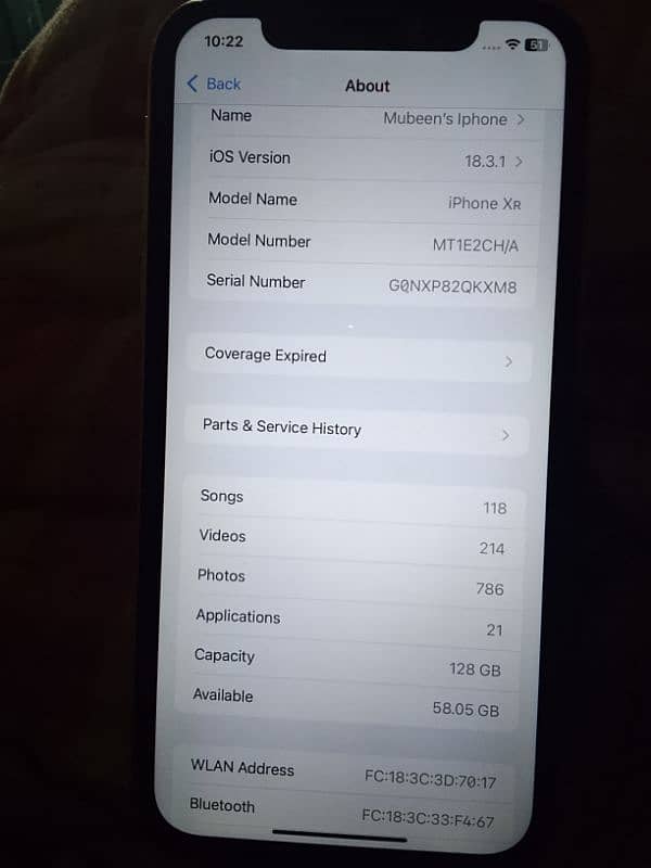 iphone XR 128 for sale 0