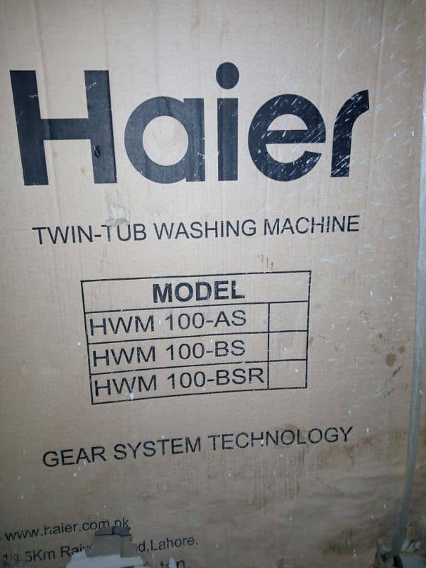 Brand New Washing machine twin tub, 10 kg- AS 100 1