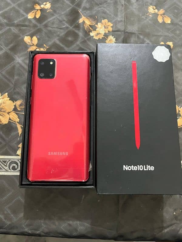 Samsung note 10 lite official dual. Sim approved 1