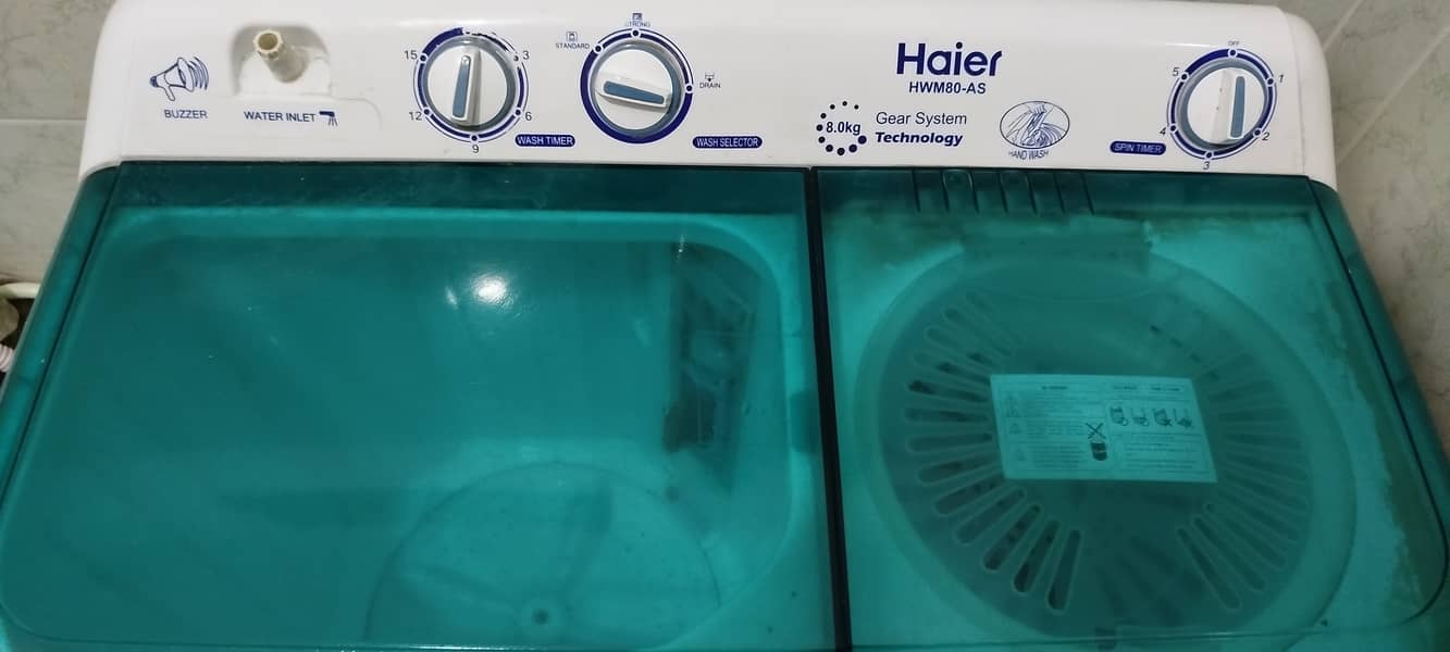 Haier twin tub semi Automatic Washing Machine 1