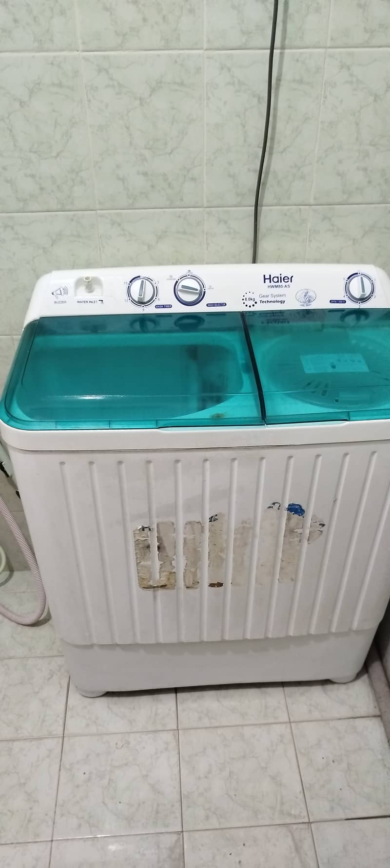 Haier twin tub semi Automatic Washing Machine 2