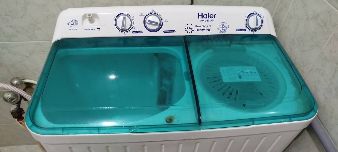 Haier twin tub semi Automatic Washing Machine 3