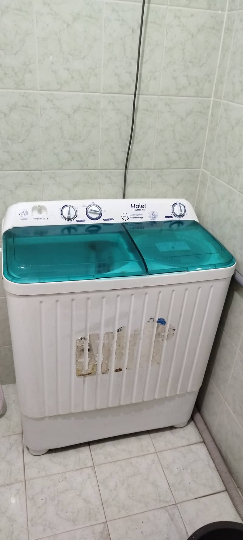 Haier twin tub semi Automatic Washing Machine 4