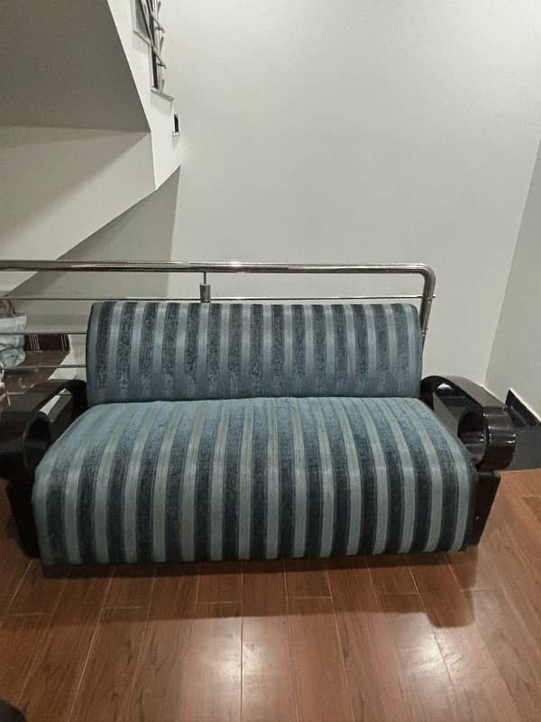 blue sofa set 0