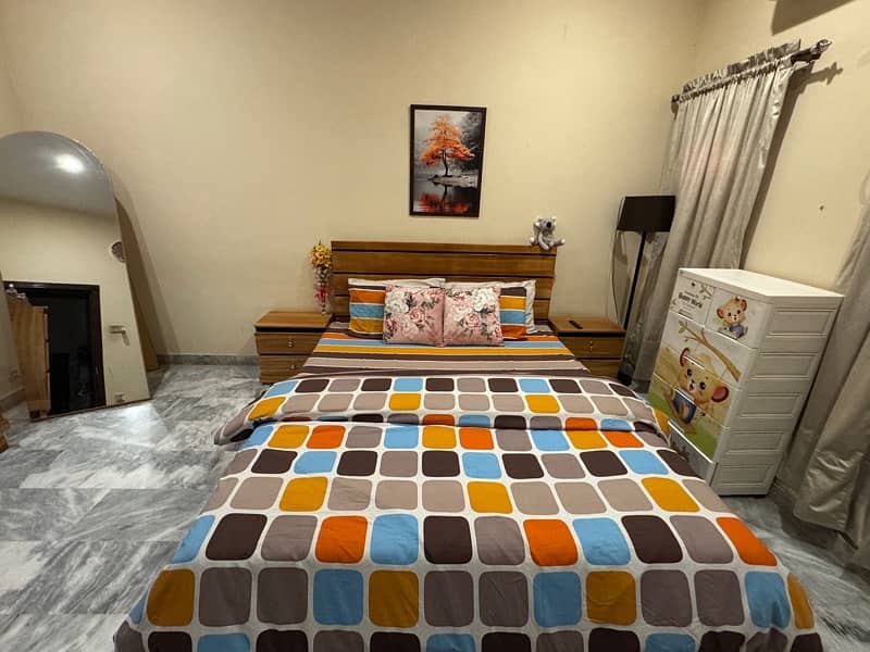 Queen Size bed set with side table and dressing just like brand new 1