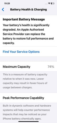 iPhone 11 non pta eSIM work time 2month battery health 74