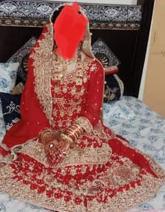 bridal frock lehnga