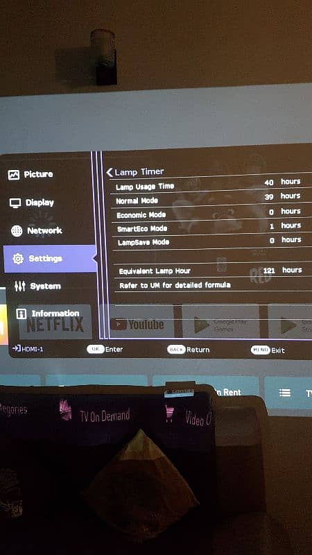 BenQ short throw Dual HDMI Mint Condition 4