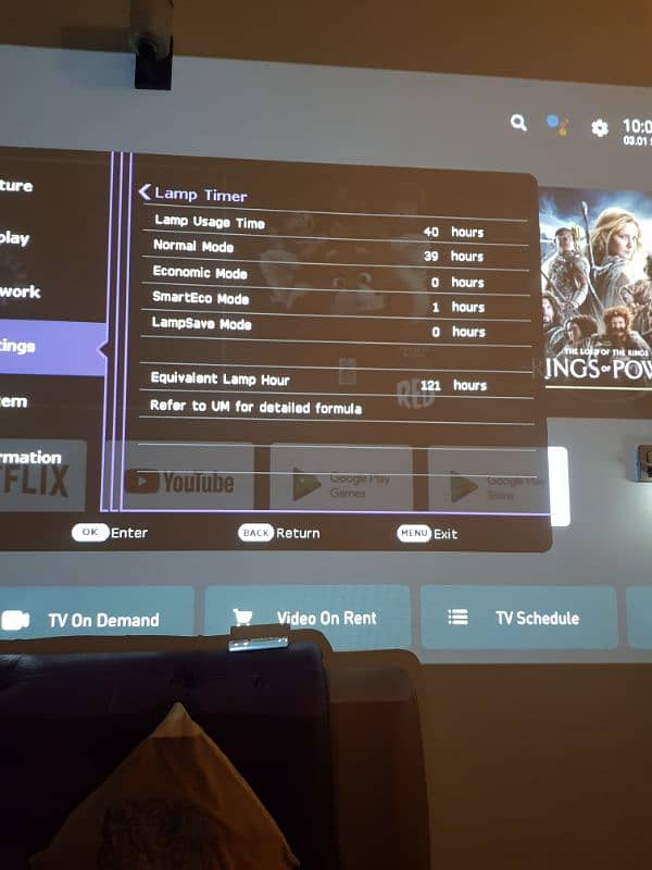 BenQ short throw Dual HDMI Mint Condition 5